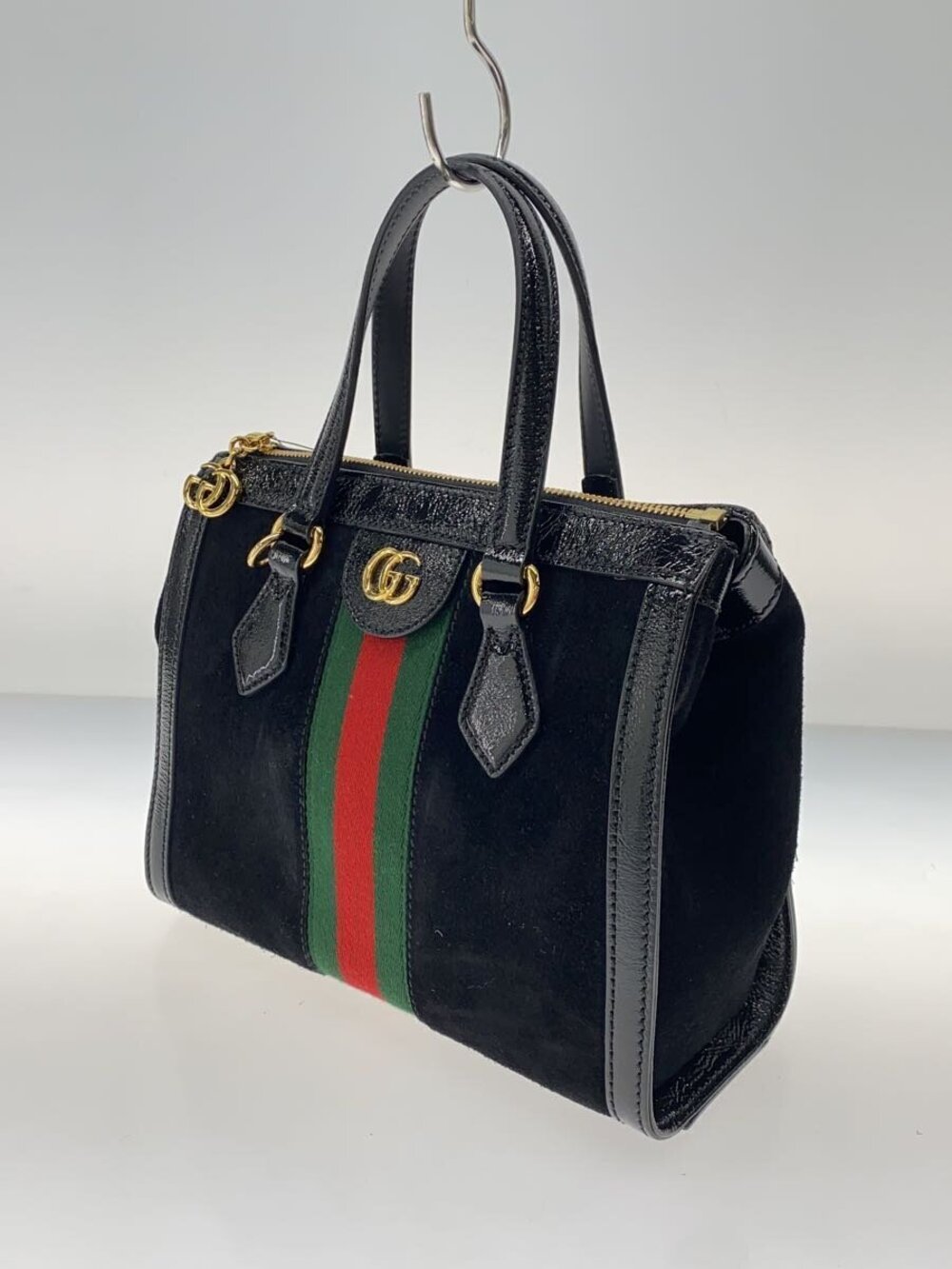 Gucci Tote Bag Ophidia GG Supreme Canvas Black - Picture 2 of 7